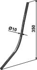 Striegelzinken Ø10mm - passend zu Väderstad 474064