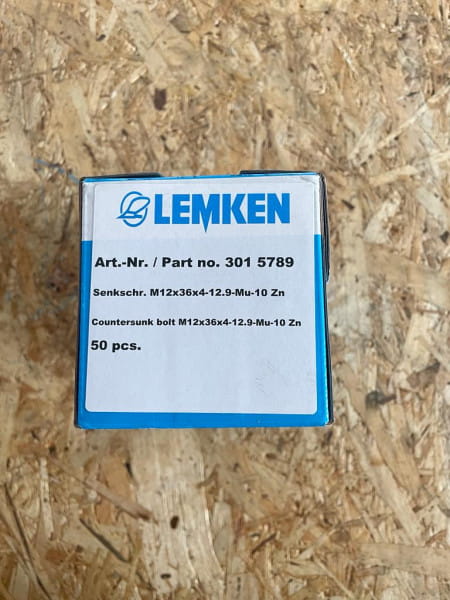 Lemken Schraube M12x36x4 12.9 - 3015789
