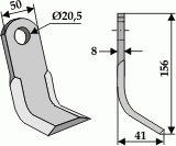 Y- Messer 156 für Hymach