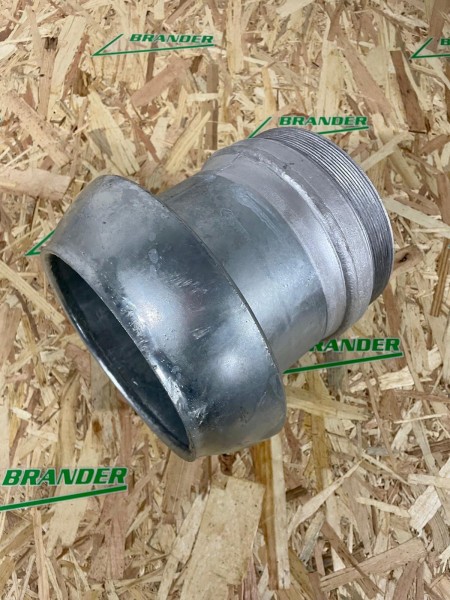 Kupplung V-Teil 6" mit Außengewinde 6" - System Perrot