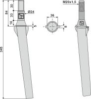 Kreiseleggenzinken - passend zu Celli E5-G / Rotorland