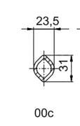 Walterscheid Kreuzgelenk komplett 1 3/8" 6 Zähne - Profilrohr 00c, 00a