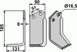 Fräsmesser HOW-21L