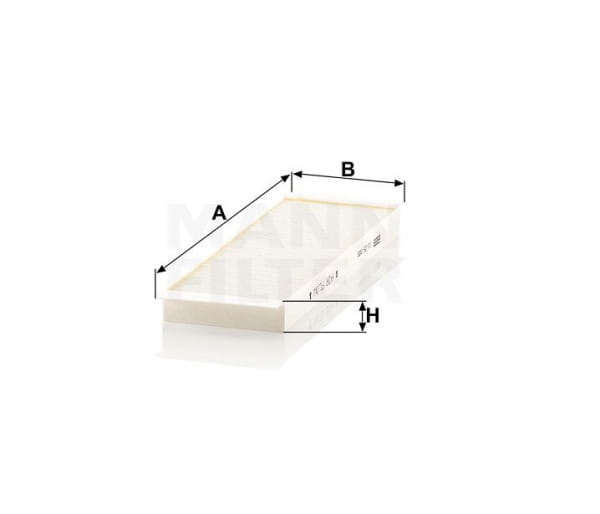 Mann Filter CU25008-2 Innenraumfilterelement