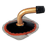 Ventilflicken Motorroller Ventil mit Gummifuß Ø 45 mm, Winkel 90 ° (Karrenventil) Ventilflicken Motorroller Ventil mit Gummifuß Ø 45 mm, Winkel 90 ° (Karrenventil)