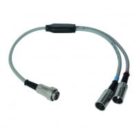 LEHNER Y-Verteiler-Kabel - 7-poliger Stecker auf 2x 7-polige Buchse/Dose