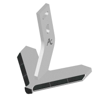 Hackschar Type Carré - Breite 200mm