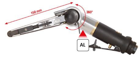 KS Tools Druckluft-Bandschleifer, 150mm