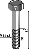 Abscherschraube M14 ohne Mutter