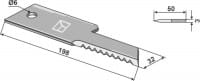 Gegenmesser - passend zu John Deere Z59033 / Biso 207100300 / 28.274.024.000 / 28-09Z