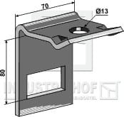 Halter für Zinken 45 x 10