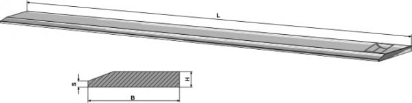 Schürfschiene 5000x180x20x8