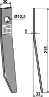 Finger L - passend zu Kverneland KT39113000 Finger L - passend zu Kverneland KT39113000
