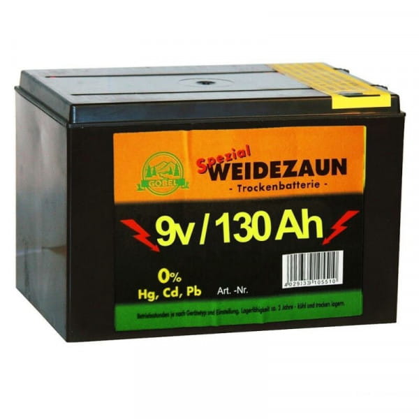 Weidezaun Batterie 9V/130AH 