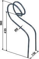 Striegelzinken - passend zu Köckerling 585073