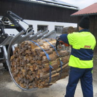 Fliegl Holzbündelgerät - Euroaufnahme Fliegl Holzbündelgerät - Euroaufnahme