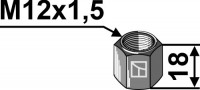 Mutter M12x1,5 - passend zu Grimme / Gruse B99.04333