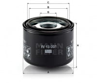 Mann Filter W13001 Hydraulikfilter SpinOn