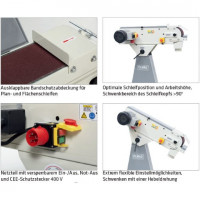 Elmag Bandschleifmaschine - 400V / 3000W / 75x2000mm