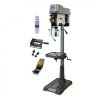 Elmag Säulenbohrmaschine Set - 400V / 1500W / Bohrleistung Stahl 25mm