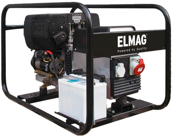 Elmag Stromerzeuger HATZ Motor 7,1kw - 400 / 230/50 V/Hz