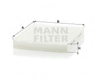 Mann Filter CU2545 Innenraumfilterelement