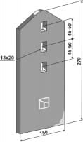 Verschleißteil - passend zu Väderstad 425587