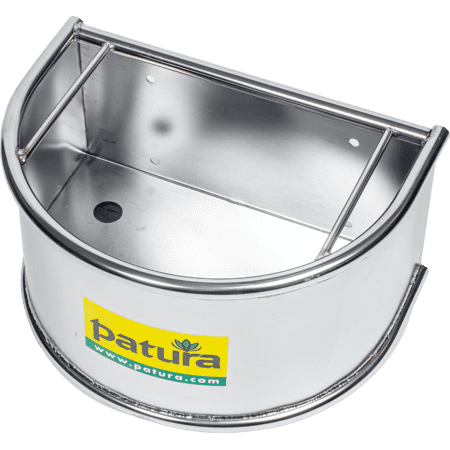 Patura Halbrundtrog Edelstahl - 25L