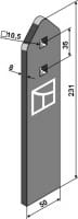 Abstreifer - passend zu Bednar 00712418