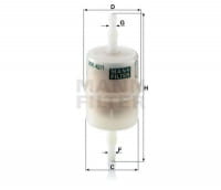 Mann Filter WK 42/1 Kraftstoff-Leitungsfilter (Inline)