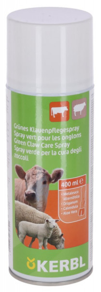 Kerbl Grünes Klauenpflegespray Rinder und Schafe - 400ml