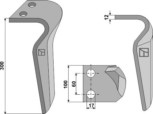 Kreiseleggenzinken L - passend zu Maschio 36100211 / Vogel u. Noot V05590