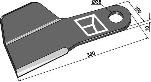 Messer R - passend zu Spearhead 7770760