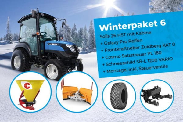 Aktion Solis 26 HST Traktor + Winterpaket 6