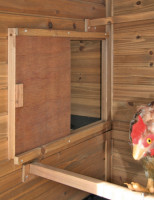 Holz Hühnerhaus Exklusiv - 222 x 115 x 200cm