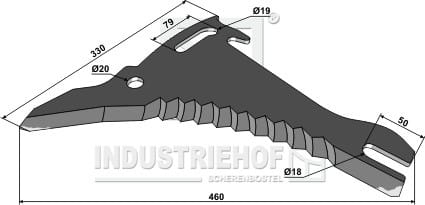 Ladewagenmesser 5mm - passend zu Mengele 01.076.260