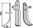 Fräsmesser NIB-01L