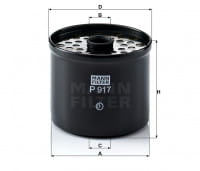 Mann Filter P 917 x Kraftstofffilterelement