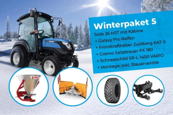 Aktion Solis 26 HST Traktor + Winterpaket 5