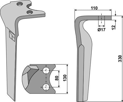 Kreiseleggenzinken L - passend zu Amazone KE / KG 6808400, 6803400, 6804400