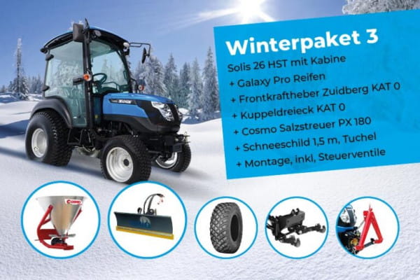 Aktion Solis 26 HST Traktor + Winterpaket 3