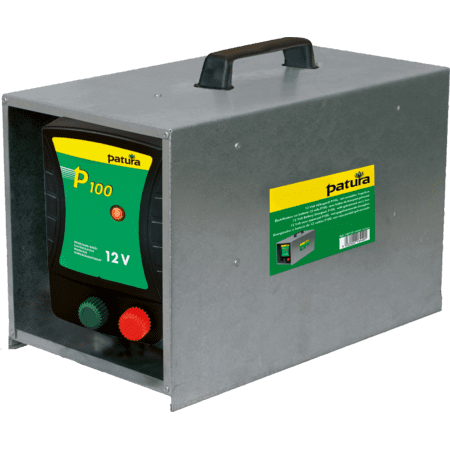 Patura Weidezaungerät P100 - 12V - mit offener Tragebox