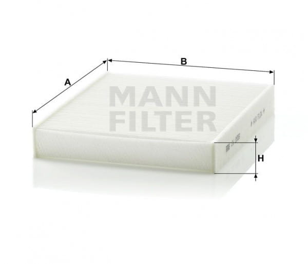Mann Filter CU2559 Innenraumfilterelement
