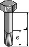 Sechskantschraube - M14x1,5 12.9 - 51-1465