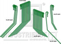 Striegelzinken - Satz Exaktstriegel III S