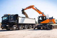 Mobilbagger Develon DX140W-7